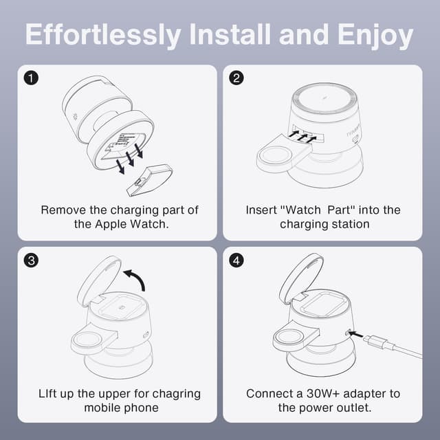 Thumbnail 6 de iVANKY Cargador Inalámbrico 4 en 1 para iPhone 🌙