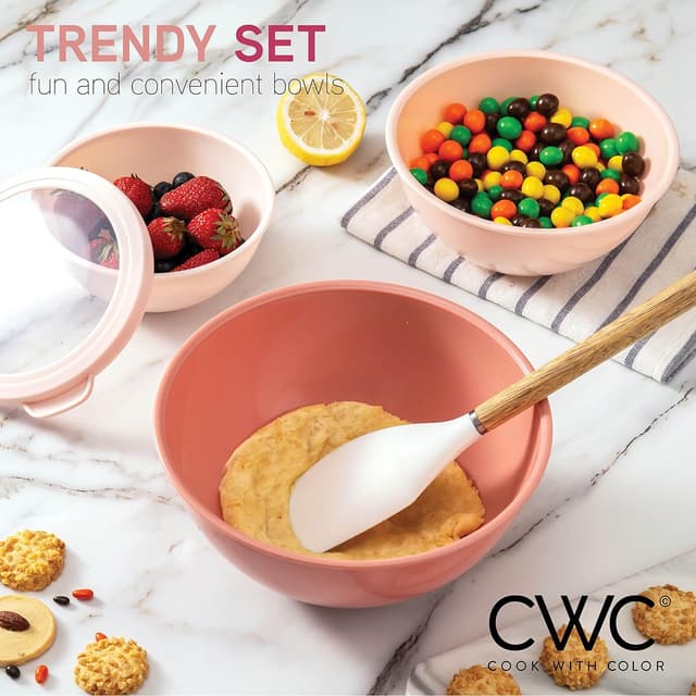 Thumbnail 5 de COOK WITH COLOR Mixing Bowls set 12-piece 🥣