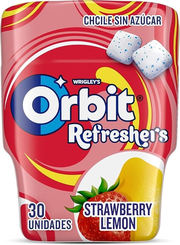 Thumbnail 2 de Orbit Fruity Refreshers Chicles Sin Azúcar en Bote 🍬 (6x30)