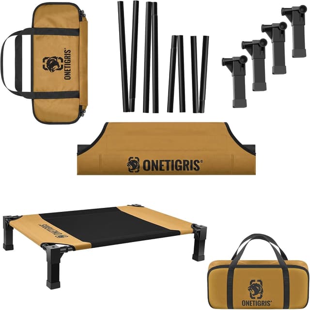 Thumbnail 6 de Lit surélevé pour chien OneTigris (taille M) 106 x 76 cm, hauteur 21 cm