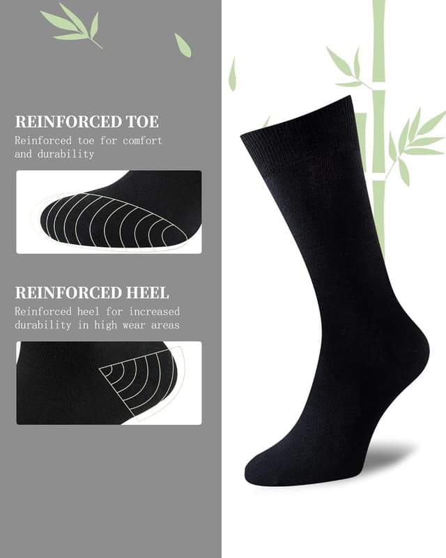 Detalle 2 de Bamboo mens socks 6 pairs for comfort