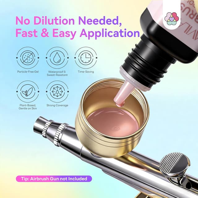 Detalle 2 de SAVILAND Airbrush Gel Nail Polish 15ML ๐