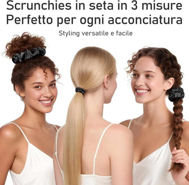 Thumbnail 3 de LitBear Scrunchies seta 22 momme 🎀