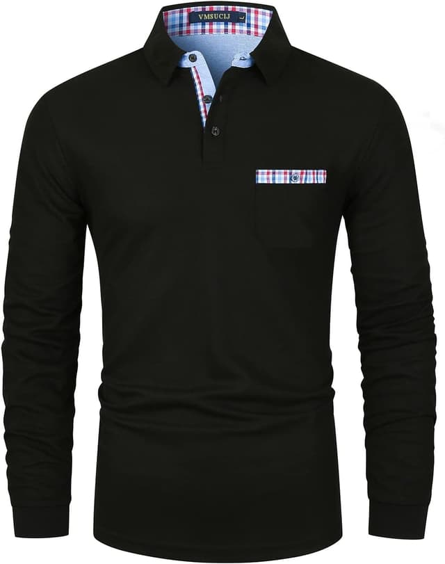 Detalle de VMSUCIJ Poloshirt Langarm aus Baumwolle