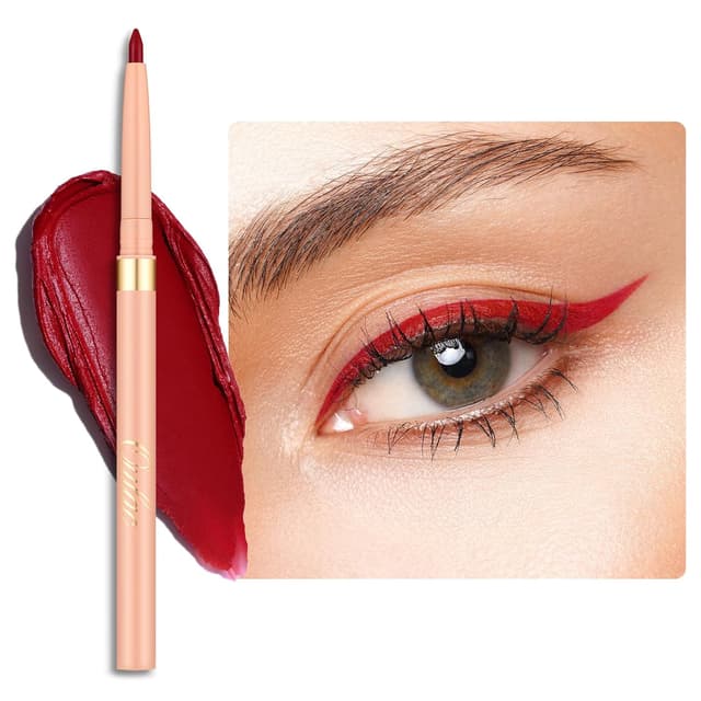 Detalle de OULAC Roter Matte Eyeliner Waterproof (Wischfester Stift) & Lipliner in 07 Cherry