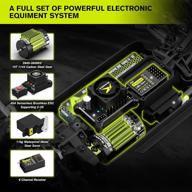 Thumbnail 1 de VIRCAS 1/14 Brushless RC Monster Truck 50+ MPH