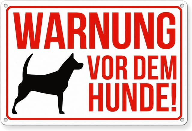 Detalle de TAKULA Warnschild 30×20 cm ⚠