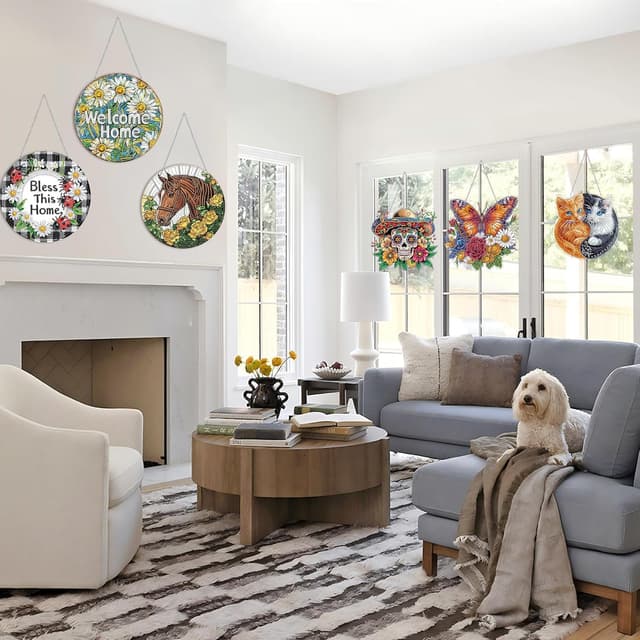 Thumbnail 4 de VAIIEYO 5D Diamant Painting Anhänger