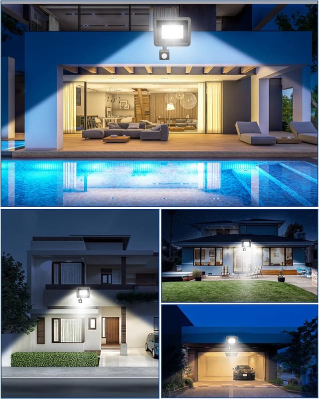 Thumbnail 6 de LED Strahler mit Bewegungsmelder für außen – 20 W, 2.000 lm, 24 LED, 6.500 K, IP65