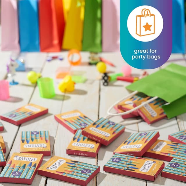 Thumbnail 3 de THE TWIDDLERS 300 Pastelli a cera per bambini 🎨