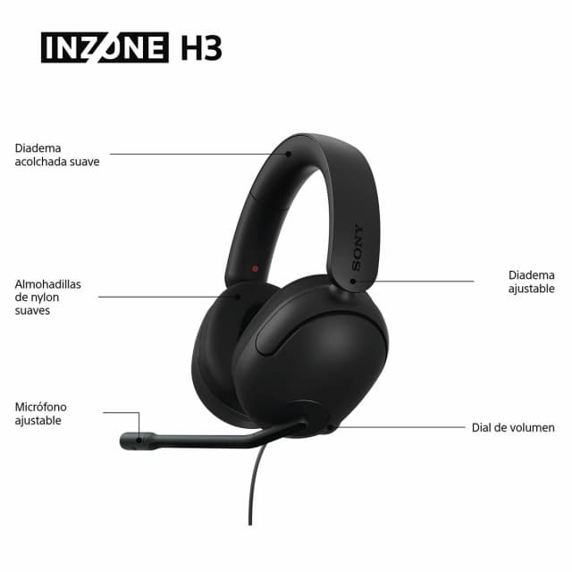 Detalle 2 de Sony INZONE H3 Auriculares diadema gaming con micrófono