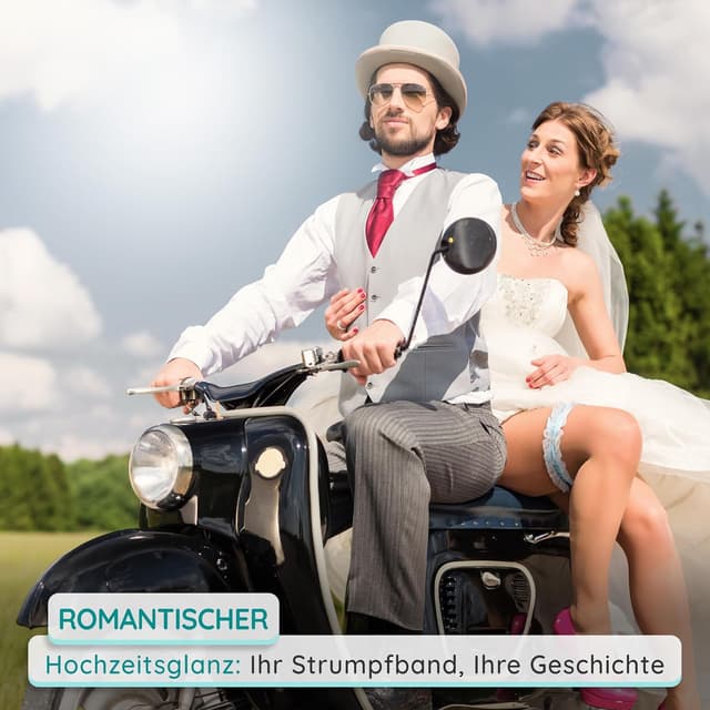 Thumbnail 6 de JK Trade® Liguero de novia con encaje y pedrería 👰