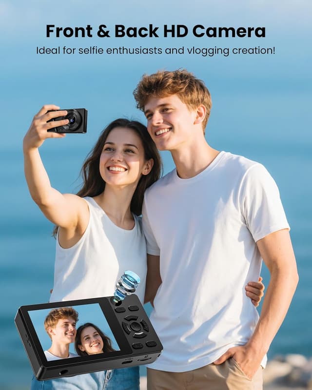 Detalle 2 de Digital Camera 64MP Compact 4K with 32GB