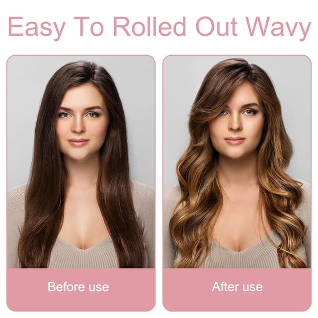Detalle 2 de Samt-Lockenwickler Über Nacht – Lockenband für langes Haar 🎀