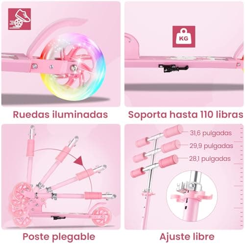 Thumbnail 4 de Trottinette pour enfants 3 à 12 ans, pliable ⚙