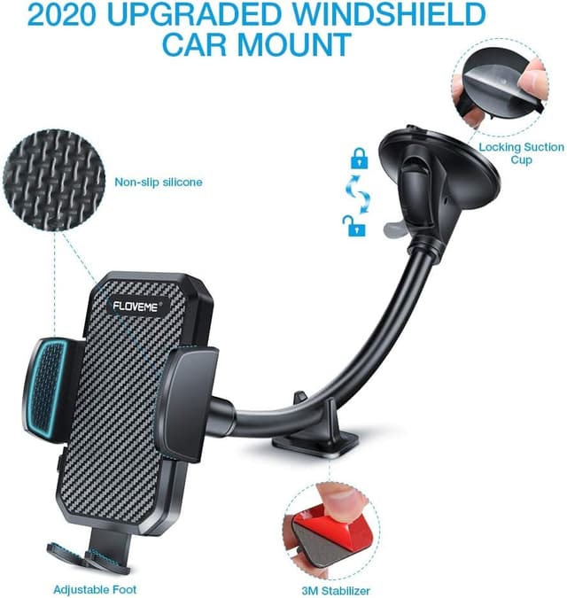 Thumbnail 2 de FLOVEME Car Phone Holder windsreen gooseneck for iPhone 13