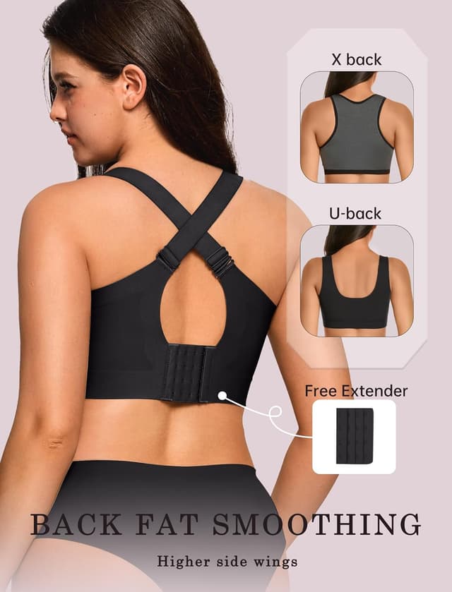 Detalle de OEAK Wireless Jelly Bra Plus Size 4XL