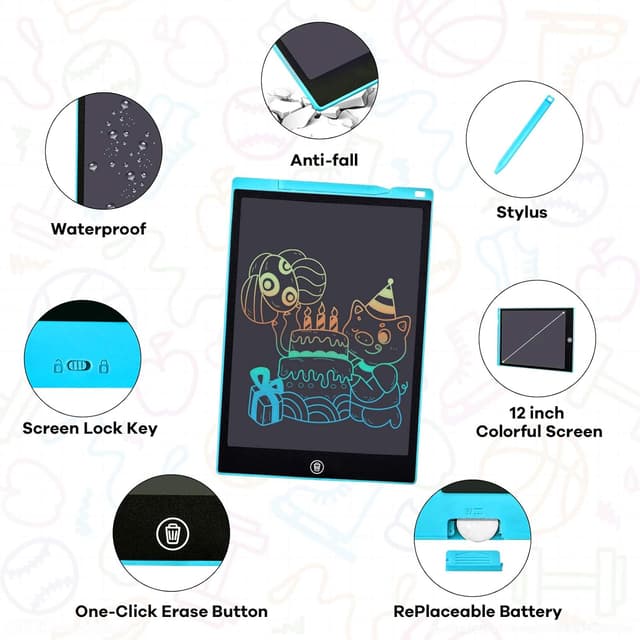 Thumbnail 3 de Bunte LCD Schreibtafel 12 Zoll