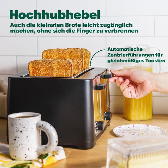 Thumbnail 3 de BELLA Tostadora 4 Rebanadas 🥪 Apagado Automático y Funciones