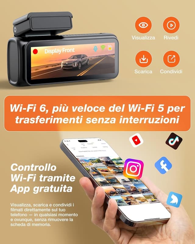 Detalle 2 de iZEEKER 4K Dash Cam 2,99"