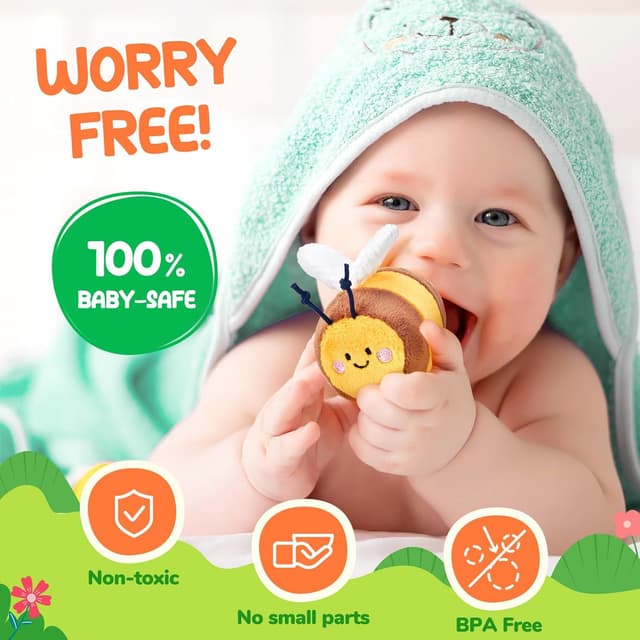 Detalle 2 de Baby beehive sensory toy 6–12 months