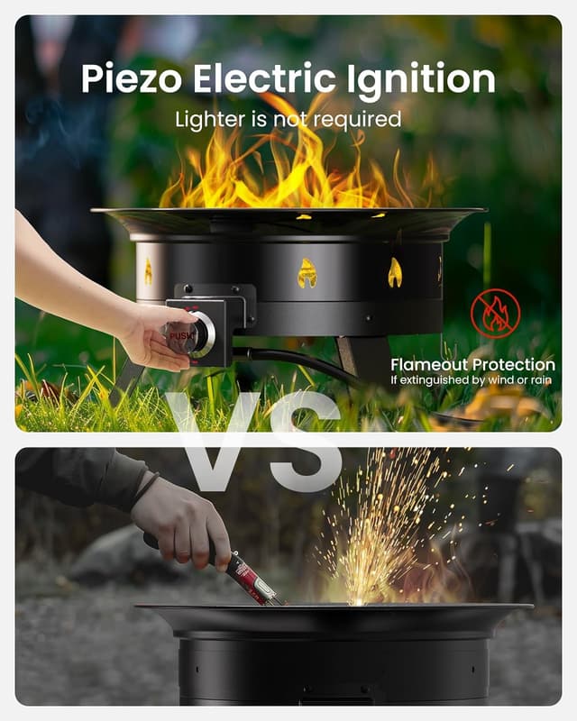 Thumbnail 3 de Ciays 24 Inch Propane Fire Pit