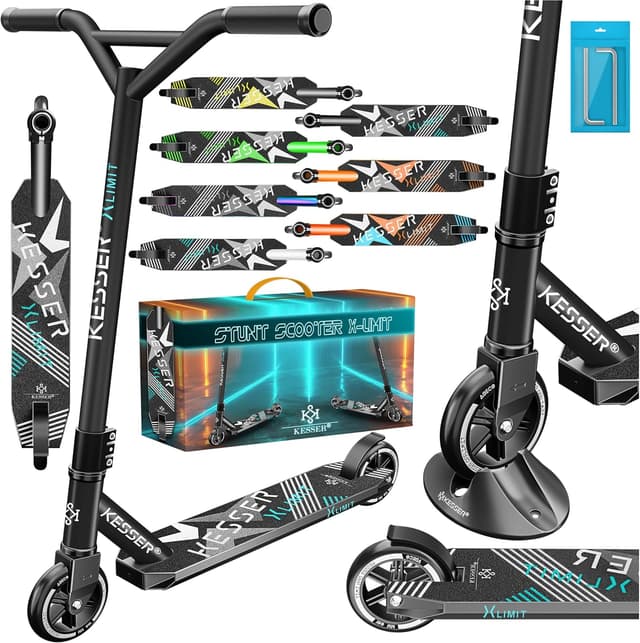 Imagen de KESSER Stunt Scooter X-Limit 360° Lenkung 100 kg en OfertitasTOP