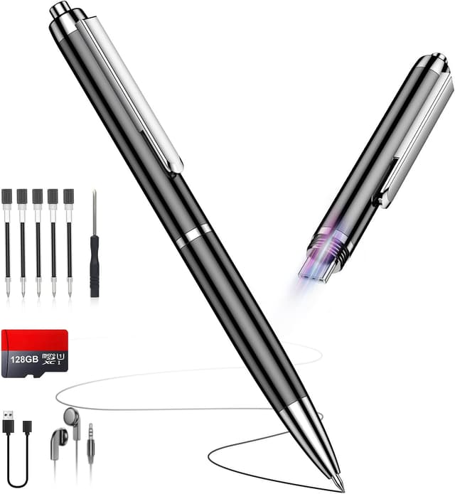 Detalle de 128GB Type-C Voice Recorder with AI Noise Reduction, VOR & One-Touch Recording (up to 9800 hours)