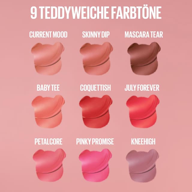 Thumbnail 4 de Maybelline Teddy Tint Lippenstift soft-matte 15 Skinnydip