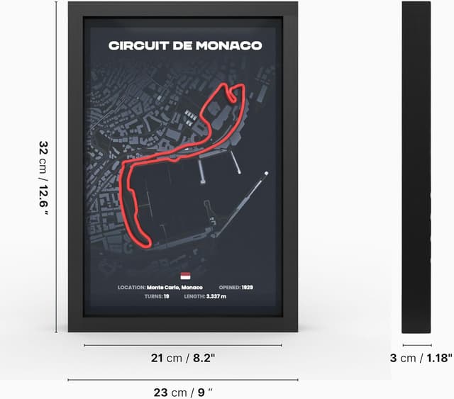 Thumbnail 6 de Nürburgring 3D Motorsport Poster A3