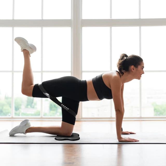 Detalle de Flintronic Yoga Genouillère (2 pièces) en TPE – coussin d’appui antidérapant pour genoux, mains, poignets et coudes