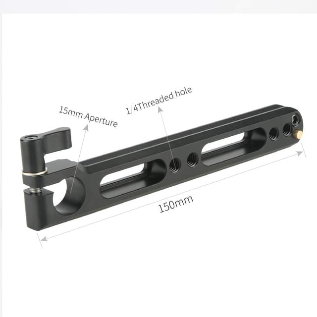 Thumbnail 2 de NICEYRIG NATO Rail for EVF 15mm Rod Clamp