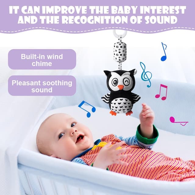 Thumbnail 4 de Aolso Pram Toys Black and White