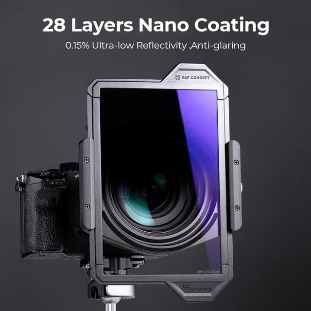 Thumbnail 6 de K&F CONCEPT Nano X-PRO GND8 Verlauffilter 3-Blenden