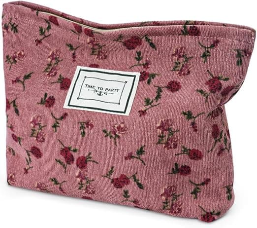 Detalle de Aucuu Neceser Floral para Maquillaje Mujer 🎨