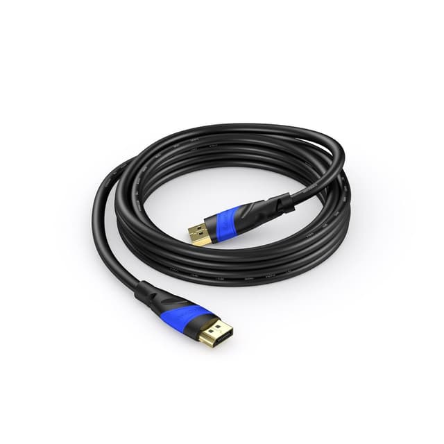 Detalle de KabelDirekt DisplayPort-Kabel (8K/4K) 2 m – DP Monitorkabel für PC, Laptop & Gaming (bis 144 Hz)