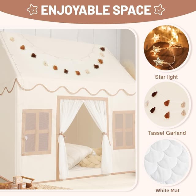 Thumbnail 2 de Senodeer Kids Play Tent Indoor