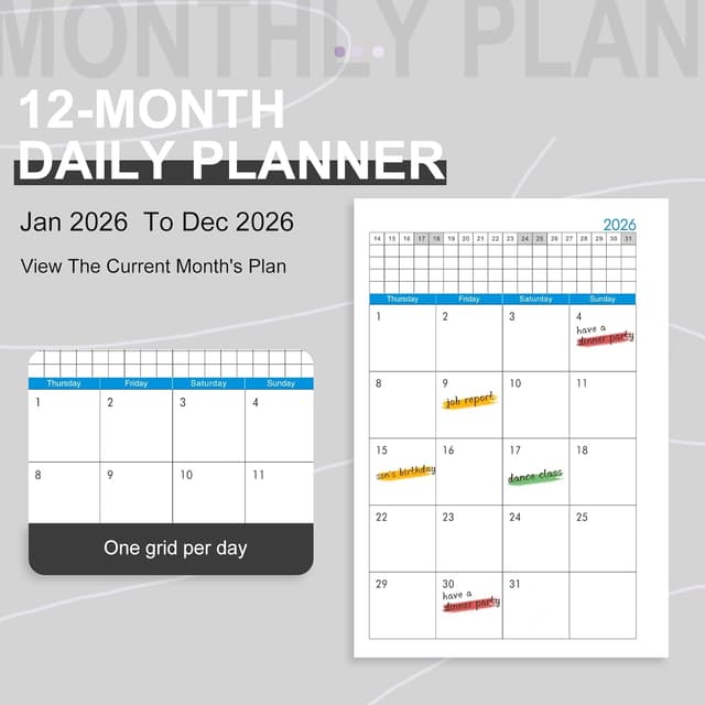 Thumbnail 4 de Agenda Escolar 2026 A5 una página por día