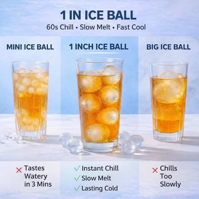Thumbnail 4 de WIBIMEN Ice Cube Tray 0.8" 2-Pack