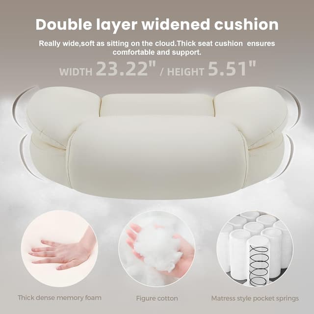 Thumbnail 3 de IWMH Chaise Bureau Ergonomique 180 kg