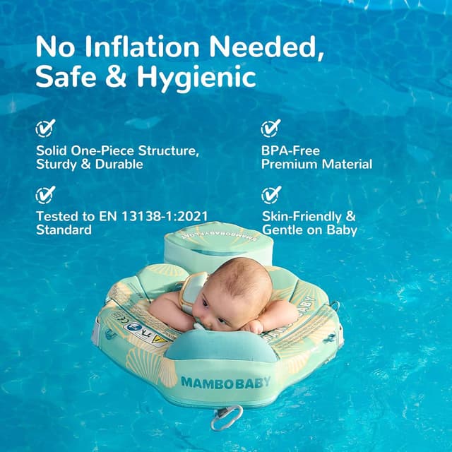 Detalle de Bouée bébé HECCEI Premium (mousse non gonflable) pour 3 à 24 mois