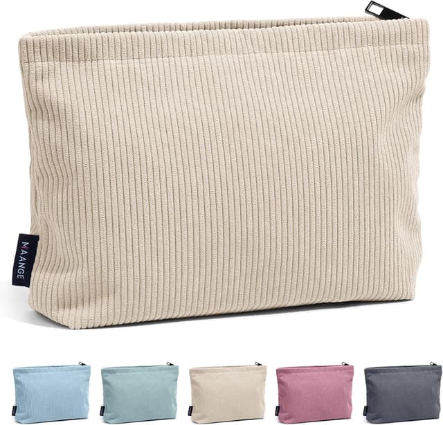 Detalle de MAANGE Schminktasche Cord Beige 8,89