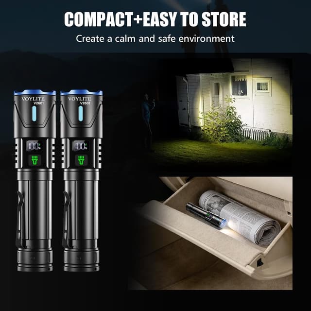 Detalle 2 de Voylite LED Torch 500000 lumen rechargeable