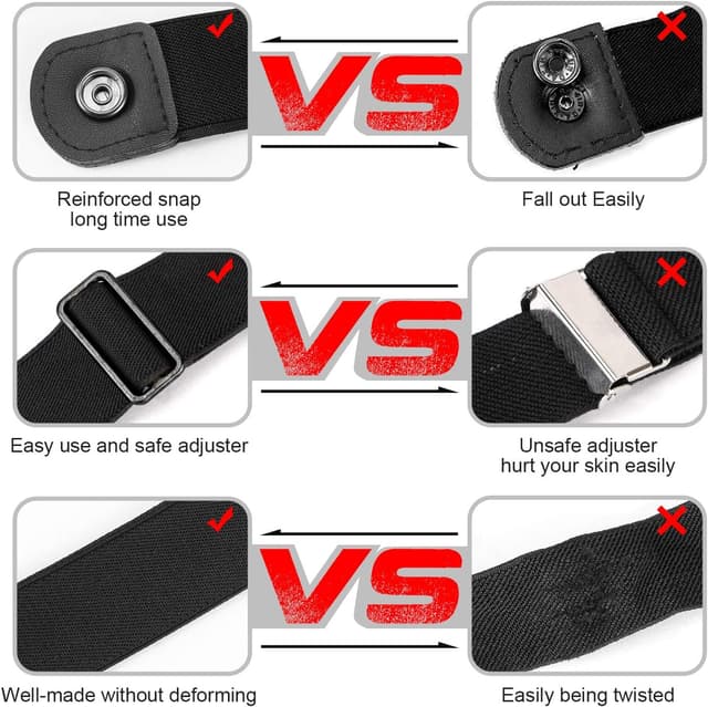 Thumbnail 5 de JasGood Schnallenloser Gürtel 3,5 cm