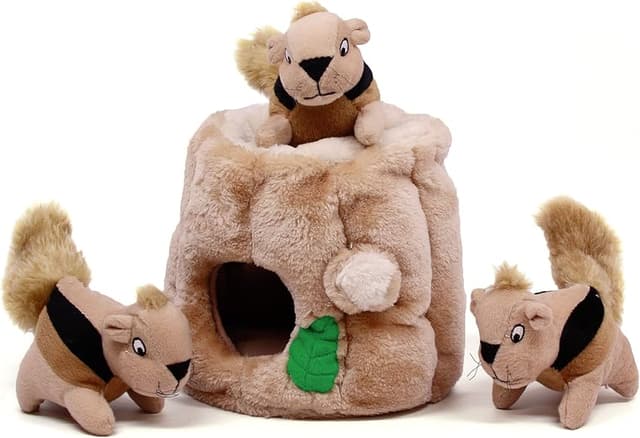 Imagen de Outward Hound Hide A Squirrel - Juguete peluche para perros 🐿 en OfertitasTOP