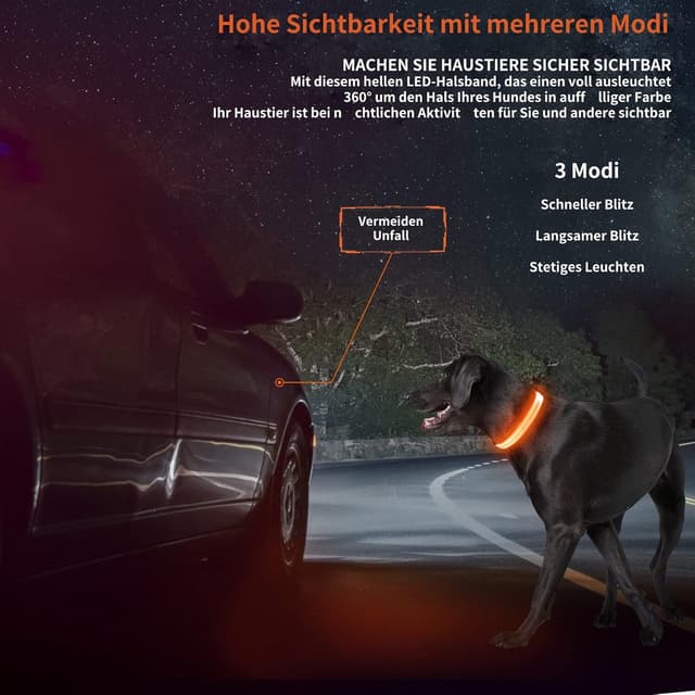 Thumbnail 6 de KOSKILL Leuchthalsband Hund 140 mAh