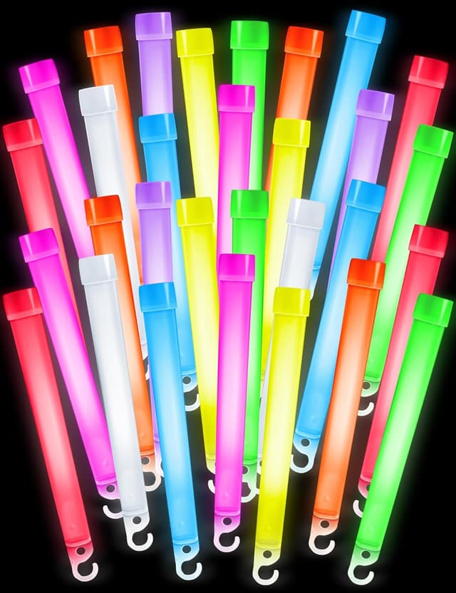 Detalle de FUSHI&MON Glow Sticks 30 Pack 6 inch