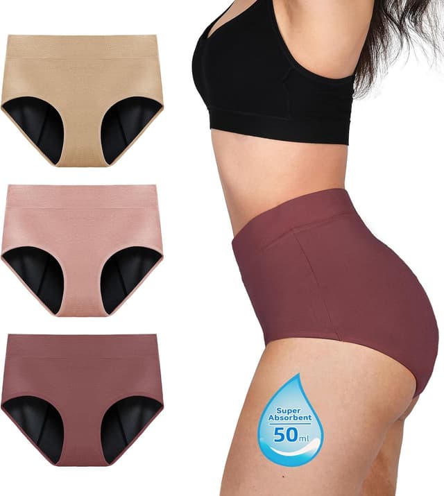 Thumbnail 6 de TIICHOO Culotte Menstruelle Taille Haute 50 ml