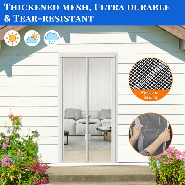 Thumbnail 4 de MYCARBON Moustiquaire Porte Aimantée 120x220cm