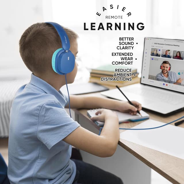 Thumbnail 6 de A+ Scholars Kids Headphones 5 Pack, 3.5mm